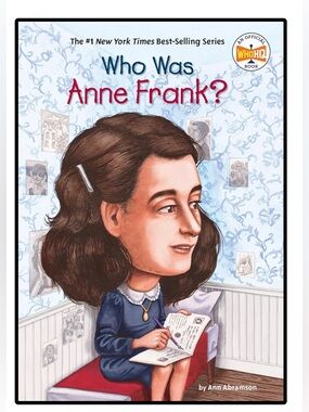BUNDLE & SAVE👑 Who Was Anne Frank? Paperback Book